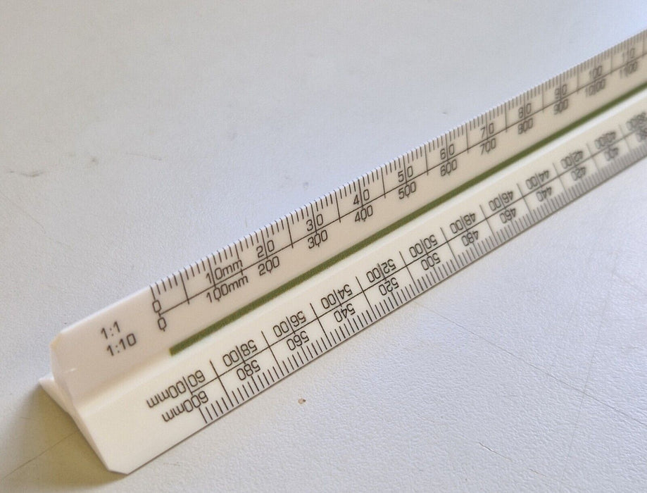 30cm Triangular Triangle Metric Scale Measure Ruler For Engineer Architect