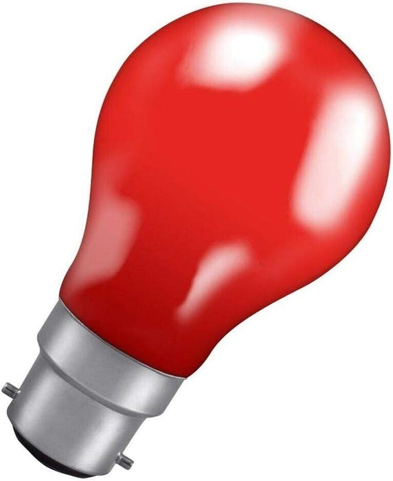 Crompton Lamps 25W GLS BC-B22d Dimmable Red Colourglazed