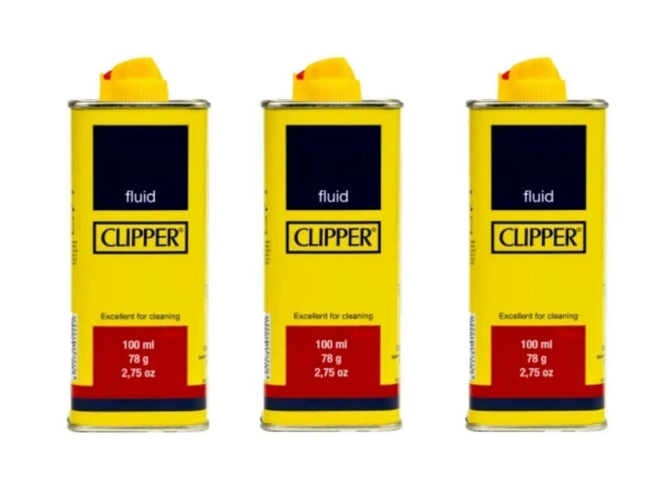 6x Clipper Lighter Refill Fuel Universal Lighter Fluid Cleaning Home 100ml Zippo