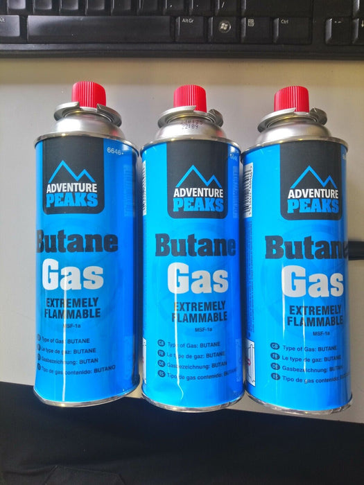 Adventure peaks butane227g gas 3 pack