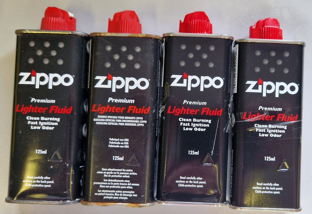 4 Pack - Zippo Lighter Fluid, 125ml