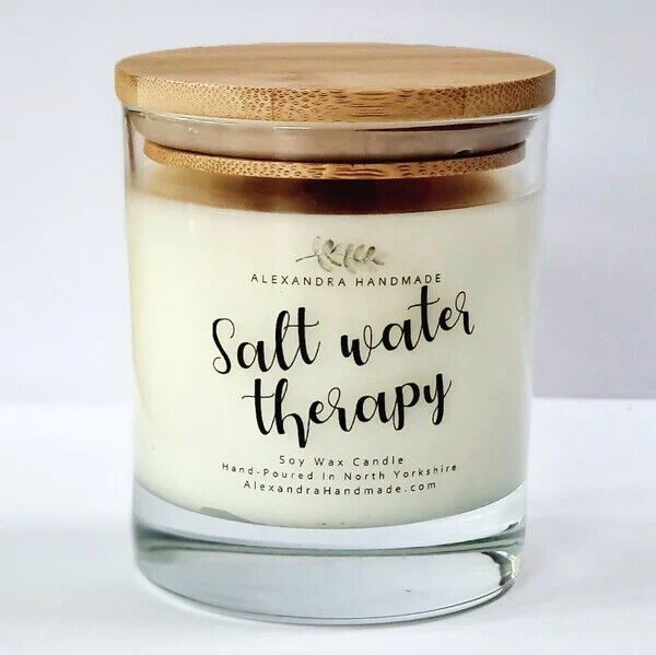 Alexandra Handmade Salt Water Therapy Soy Wax Candle