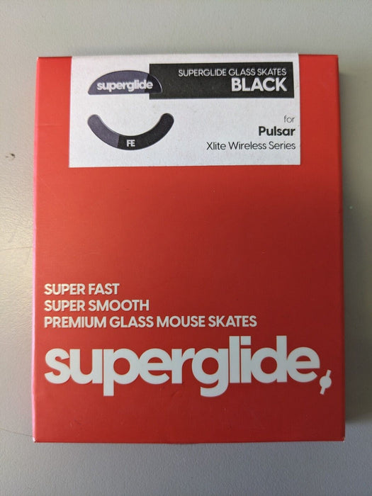 Superglide FE Glass Skates Black for Pulsar Xlite Wireless Series