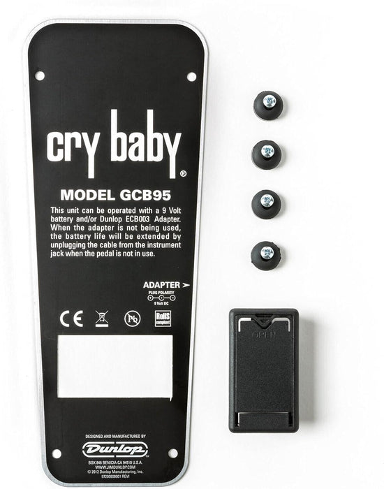 JIM DUNLOP ECB152 Cry Baby GCB-95 Bottom Plate With Battery Door