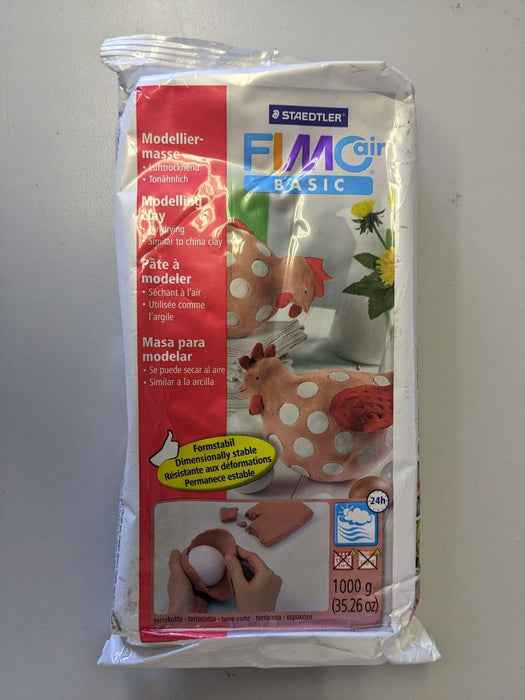 Staedtler FIMO Air Basic Air Drying Modelling Clay 1kg Terracotta