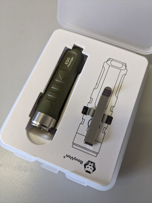 Rovyvon Aurora A1 Mini Keychain Torch Flashlight Khaki Green