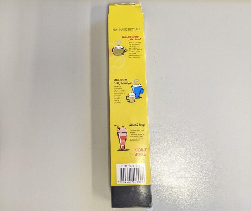 Latte Mocha Frappe frother egg whisker battery operated silver