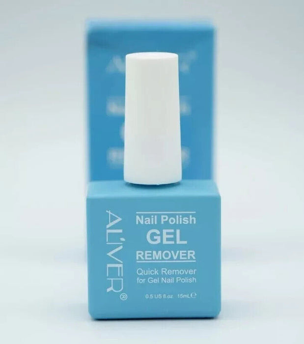 Aliver Soak-Off Gel Acrylic Nail Polish Quick Burst Manicure Remover 15ml