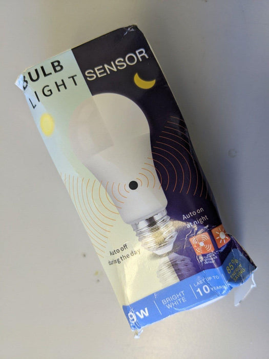 Bulb Light Sensor 9w Bright White