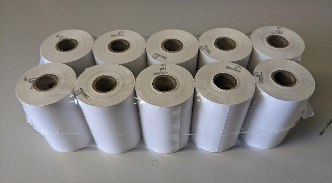 10 Rolls 2 1/4" Thermal Cash Register Credit Card POS Receipt Paper