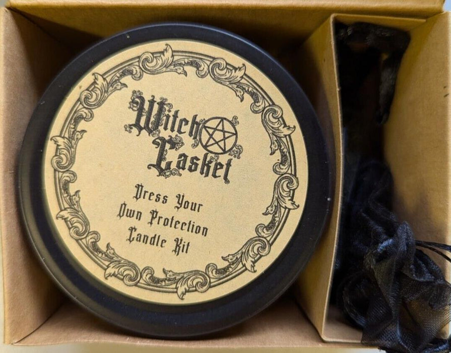 Witch Casket Protection Candle - Bundle