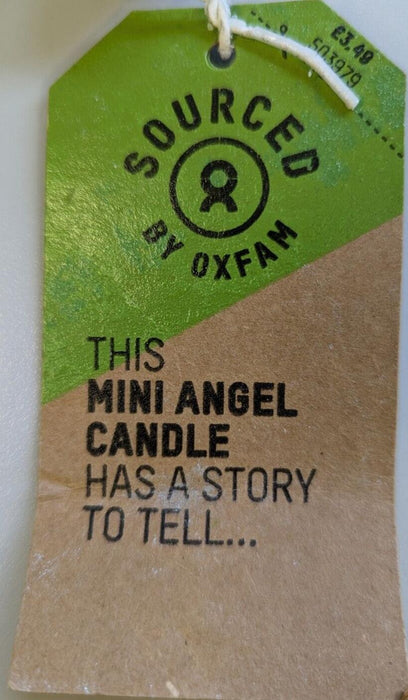 Mini Angel Candle - Sourced by Oxfam