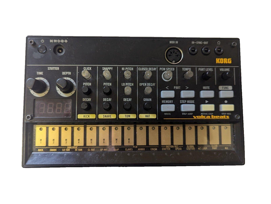 Korg - volca Beats - Analogue Rhythm Drum Machine Synthesizer (Device Only)