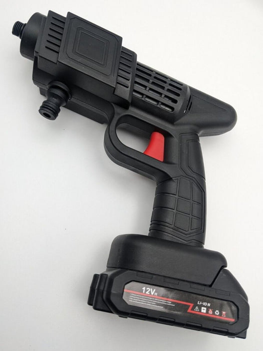 12V Wireless High Pressure Car Washer Gun Washing Machine with Battery + CASE
