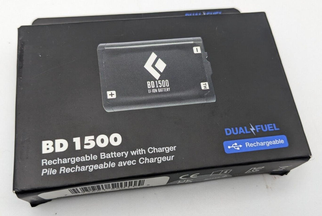Black Diamond BD 1500 Battery and Charger in Black