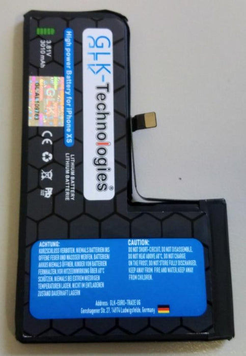 For iPhone XS New GLK Replacement Battery 3010mAh
