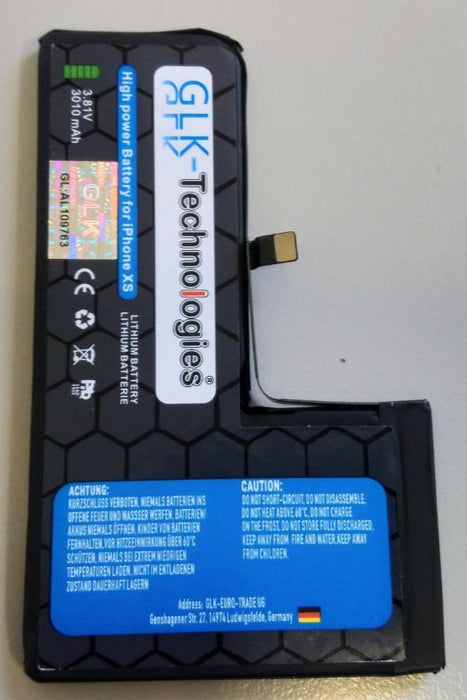 For iPhone XS New GLK Replacement Battery 3010mAh