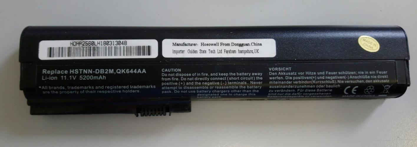 5200mAh HSTNN-DB2M HSTNN-I08C HSTNN-I92C Replacement Laptop Battery for HP Elite