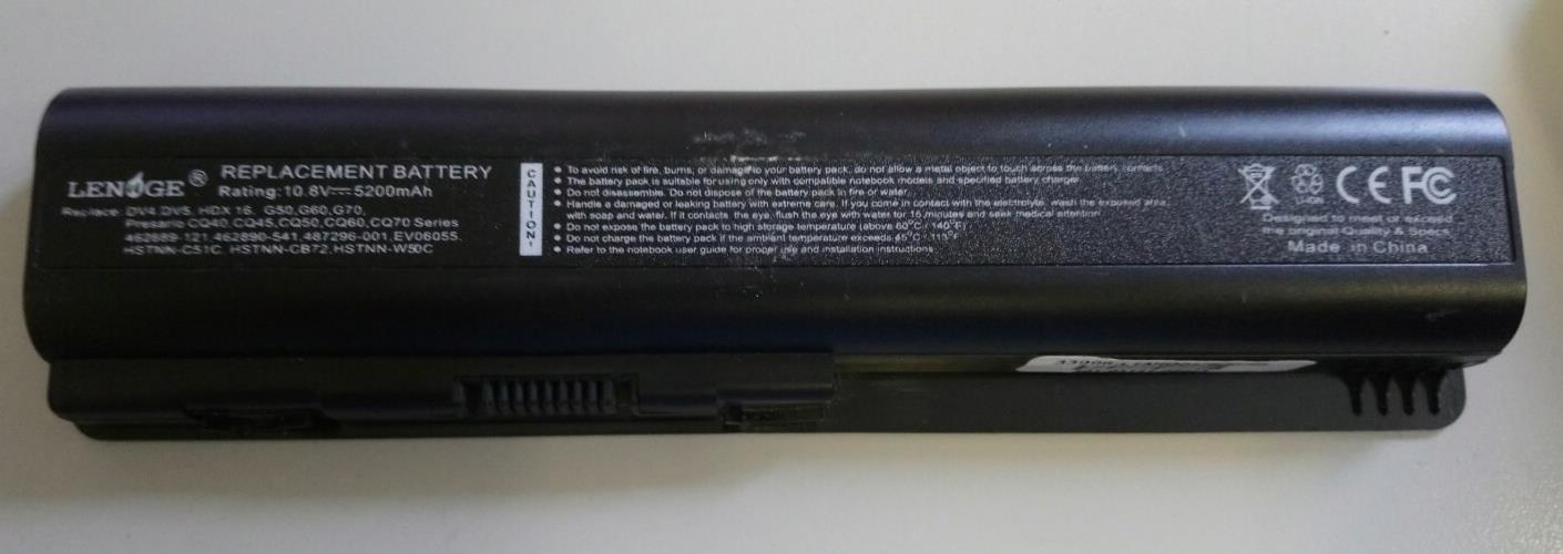 Lenoge Used Battery For HP EV06 Presario CQ60 CQ61 Pavilion G60 DV4 G71-340US