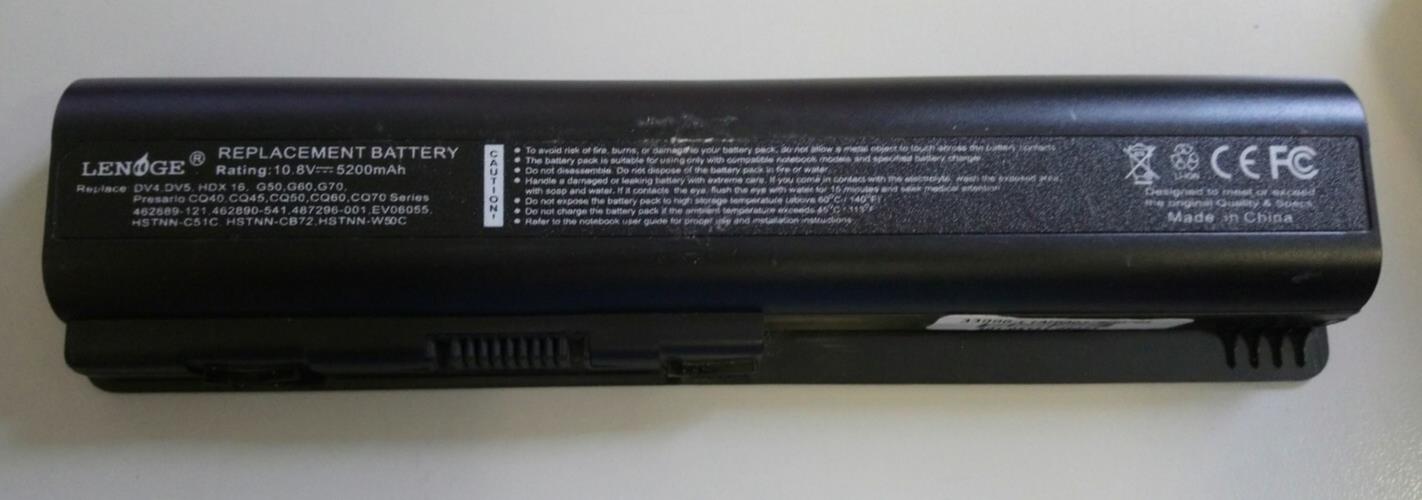 Lenoge Used Battery For HP EV06 Presario CQ60 CQ61 Pavilion G60 DV4 G71-340US