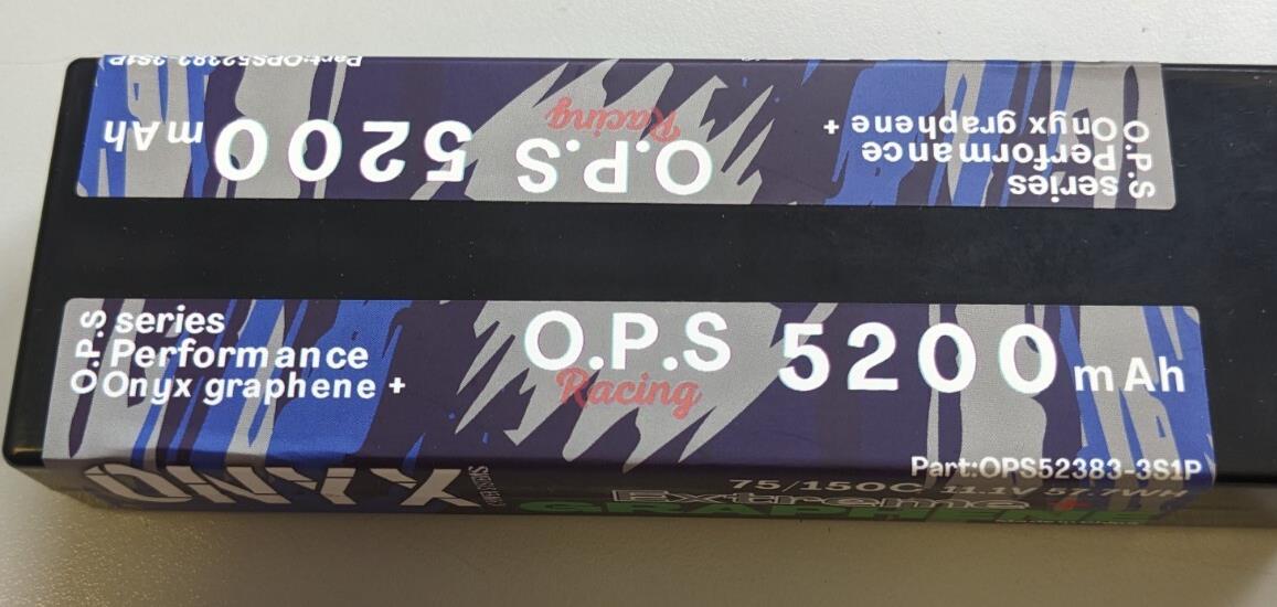 Onyx  5200mah. 2S 11.1V  Hardcase Lipo Stick Battery Pack Xt60 Xt90 Ec5 Ops5