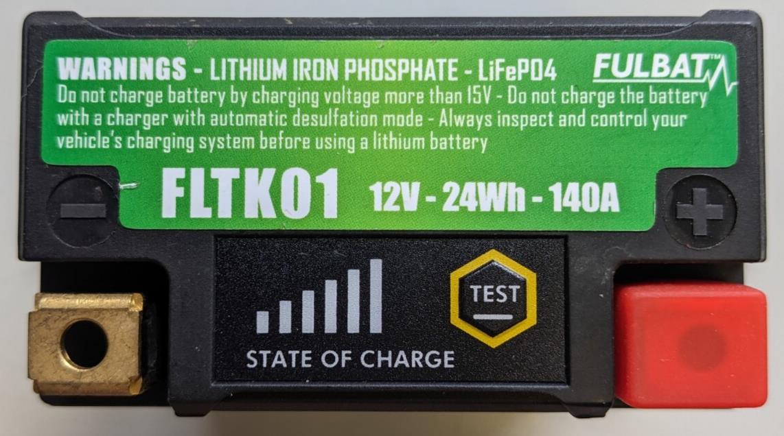 FLTK01 Fulbat 12.8v Lithium Battery - 86x48x90mm