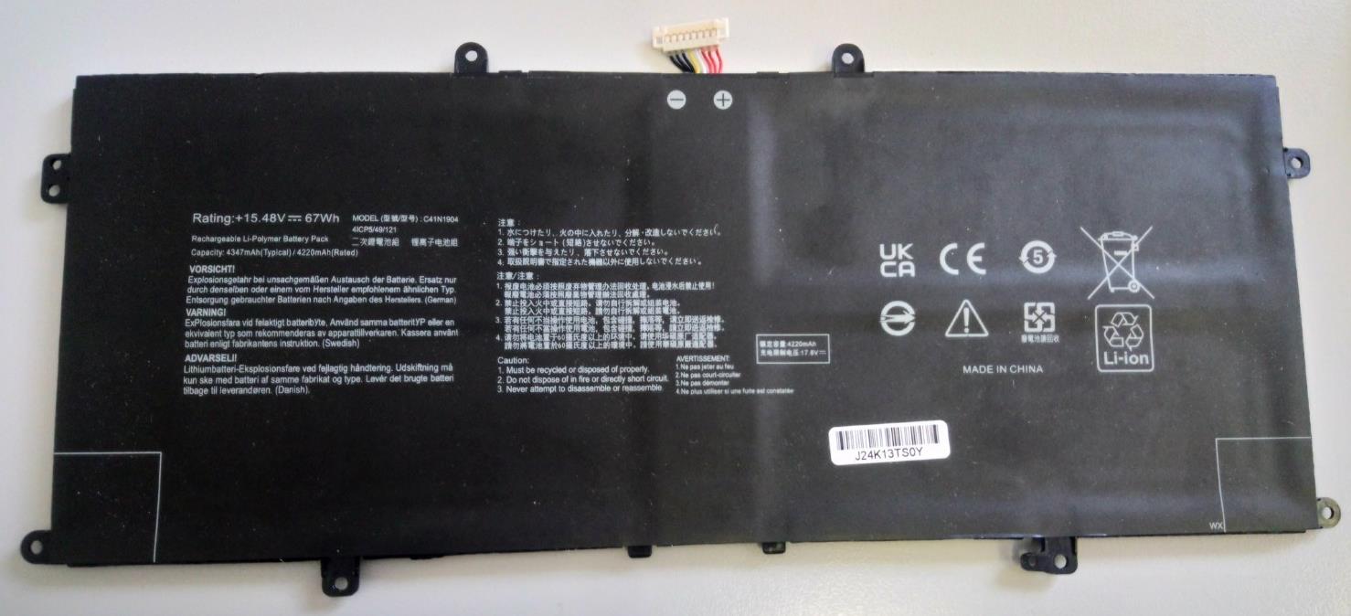 C41N1904 Battery FOR ASUS ZenBook 13 14 UX325JA UX425JA UX325EA UX425EA