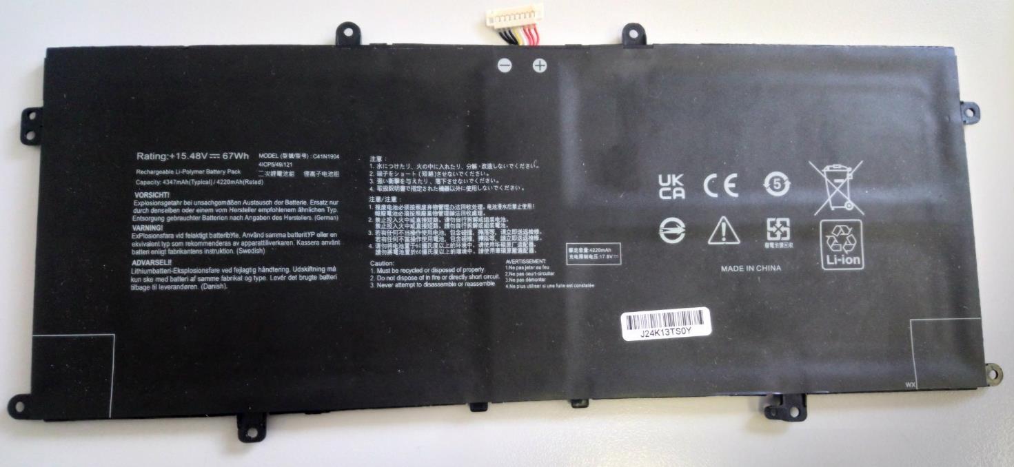 C41N1904 Battery FOR ASUS ZenBook 13 14 UX325JA UX425JA UX325EA UX425EA