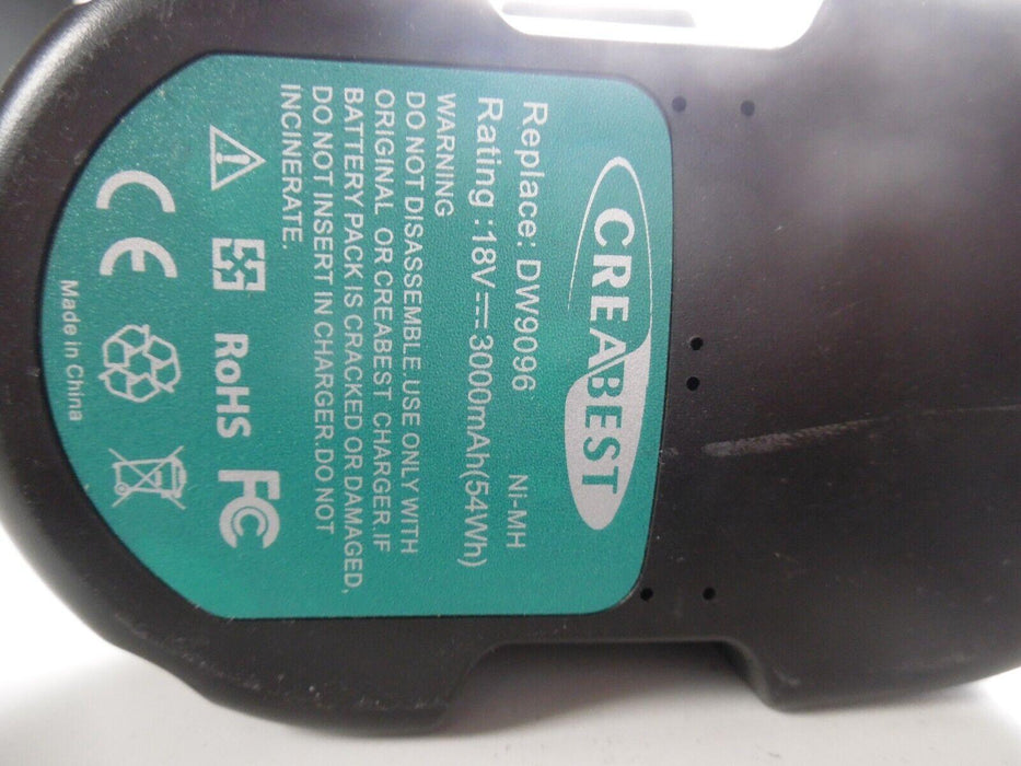 for dewalt DW9096 18v 3000mAh 54Wh battery DC9096