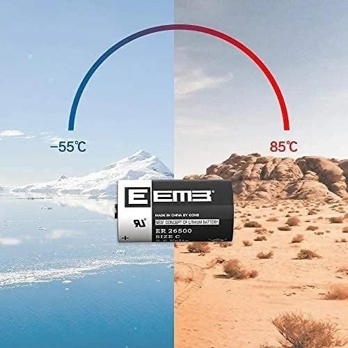 EEMB ER26500 C Size 3.6V 9000mAh Lithium Battery High Capacity Li-SOCL