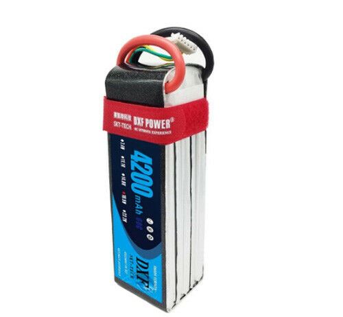 DXF RC Battery 18.5V 4S 4200mAh 60C-120C for Helicopters Models Lipo Quadcopters