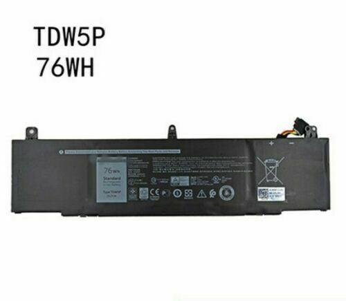 REPLACEMENT TDW5P BATTERY FOR ALIENWARE 13 R3 ALW13C 76WHR 4C V9XD7 4RRR3