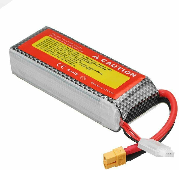 Zop Power 11.1V 6500mAh 30C 3S XT60 Plug Lipo Battery RC Quadcopter Car