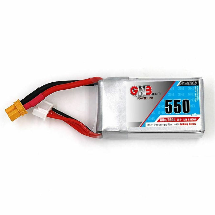 Gaoneng GNB 550mAh 3S 80C LiPo Battery (XT30)