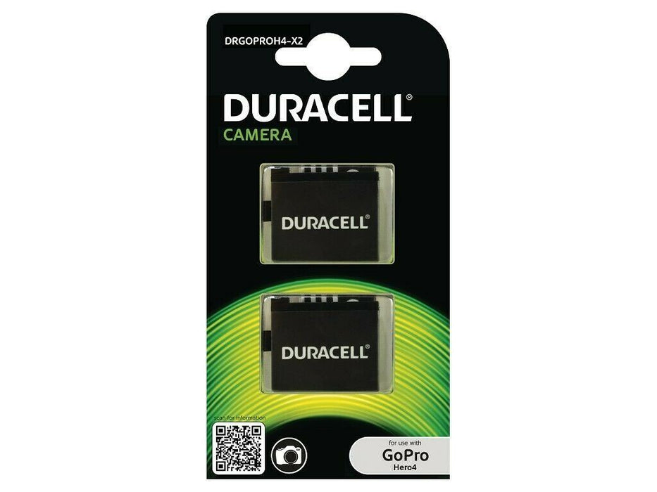 Duracell camera battery For GoPro Hero 4 Twin Pack
