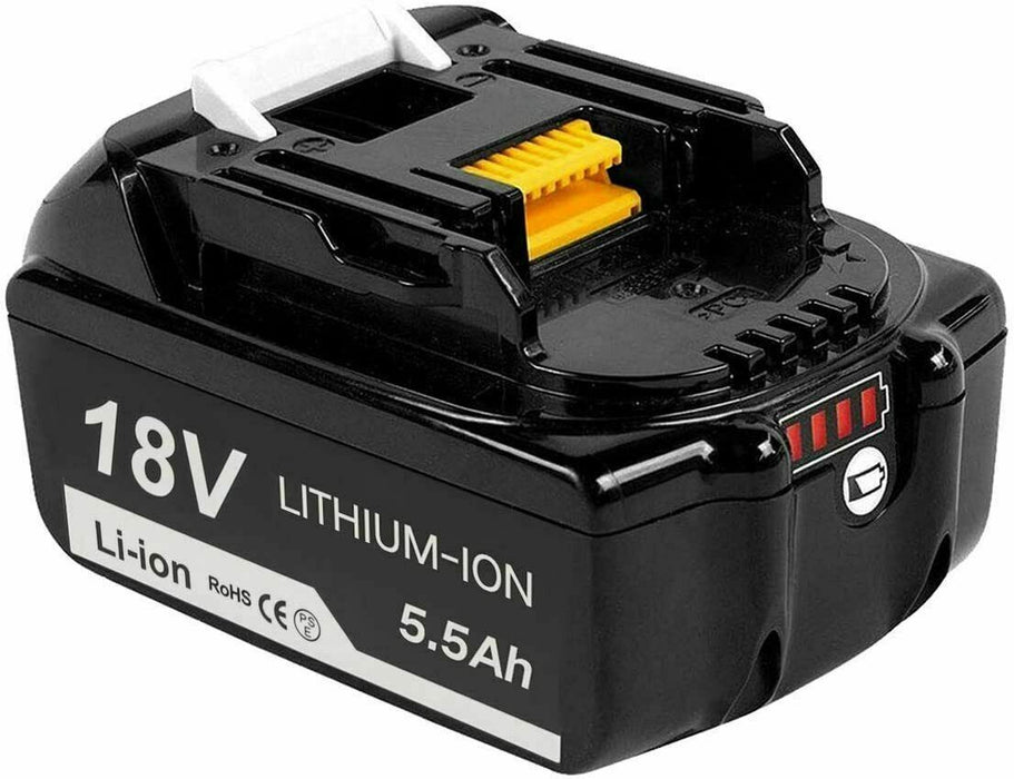 Replacement for Makita 18V 5.5 Ah BL1860B Lithium Battery Packs BL1860B BL1860