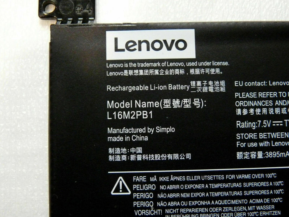Original Genuine Lenovo IdeaPad 320 / 330 Battery L16M2PB1 7.5v 4000mAh - New !