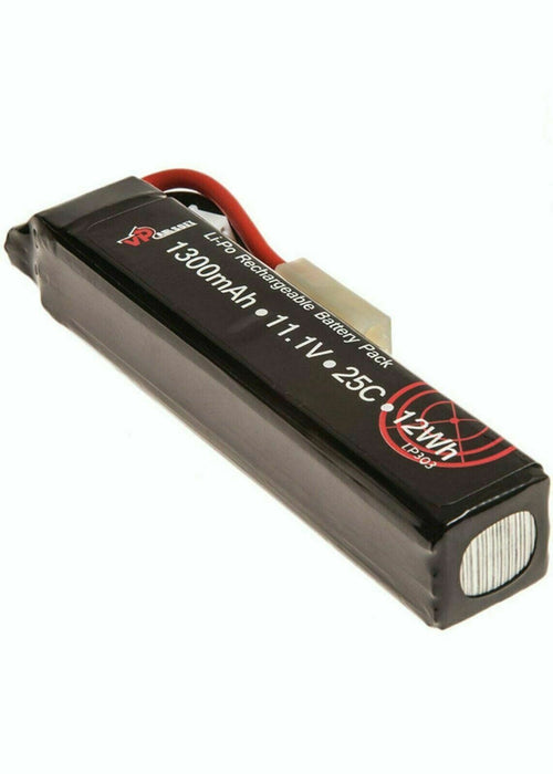 Airsoft 11.1v 1300mAh 20c Li-Po Battery Vapextech LP303