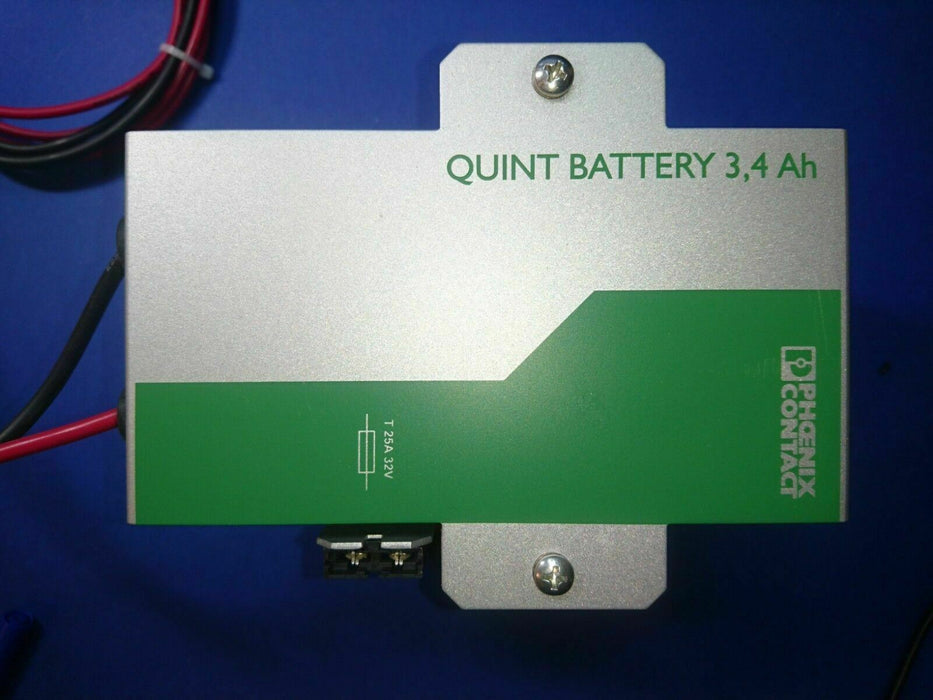 BATTERY MODULE, 24V, 3.4AH PHOENIX CONTACT QUINT-BAT/24DC/3.4AH 28 66 35 9