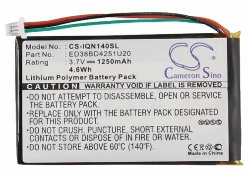 Replacement Battery for Garmin Nuvi 1490TV Nuvi 1400 Nuvi 1490T Pro Nuvi 1490