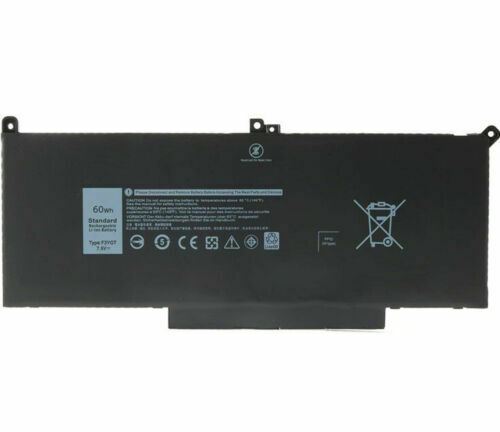 REPLACMENT Dell Latitude 7280 7380 7480 7490 60WHr Battery DM3WC F3YGT 453-BBCF