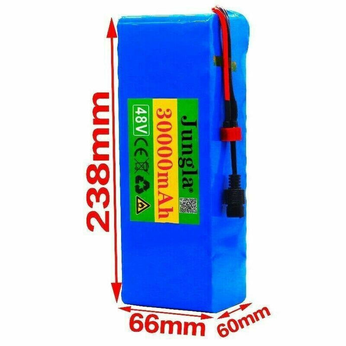 48v Lithium Ion Battery Pack For E Bike E Scooter Rechargeable 1000w 30000mAh
