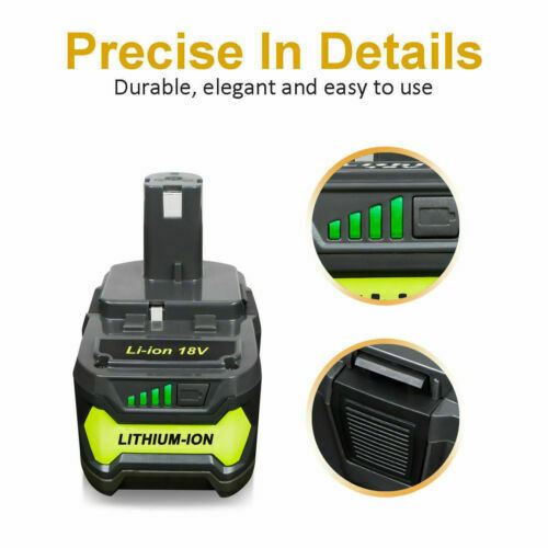 For Ryobi One+ 18V Battery 5.0AH BPP-1817M 1815 P108 RB18l13 RB18l50