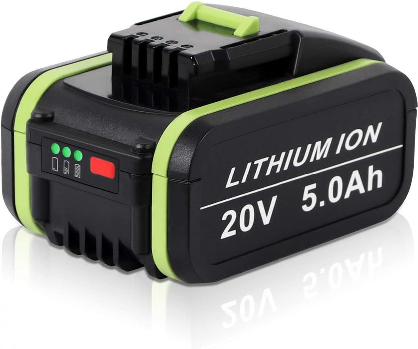 Jialitt 20V 5.0Ah Replacement Battery for Worx WA3551 WA3551.1 WA3553...
