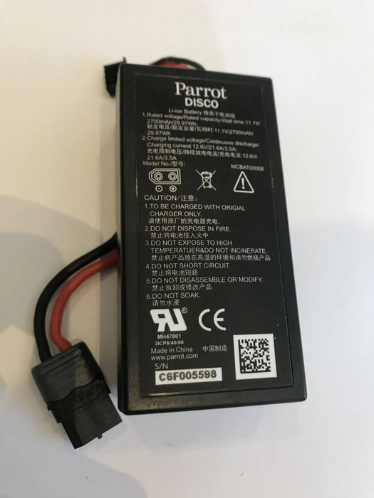 Parrot Disco Genuine Lipo Battery - PF070250 PREOWNED UNTESTED original item