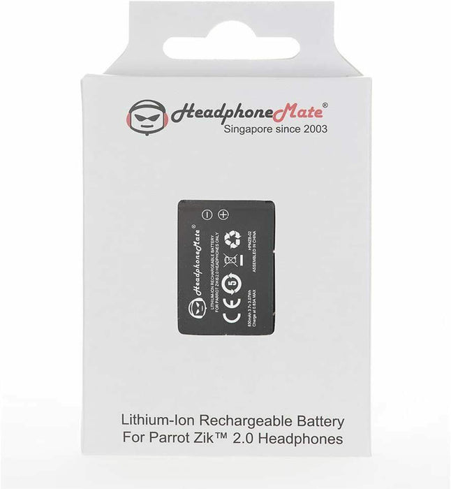 Battery for Parrot Zik 2.0, Parrot Zik 3 Headphones Rechargeable HeadphoneMate