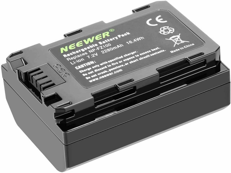Sony NP-FZ100 Compatible with Sony A9 A7III Neewer Battery Pack Replacement
