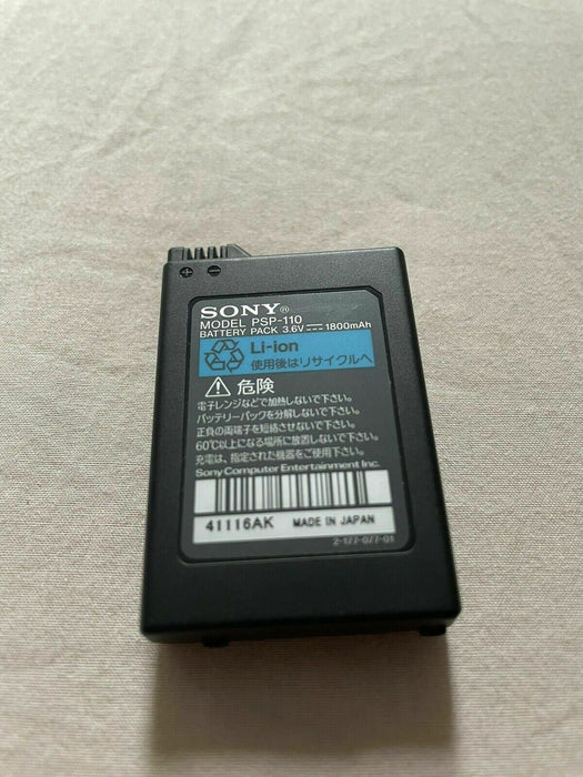 Genuine Sony PSP 1000  Battery Pack - PSP 110 - 3.6V - 1800mAh