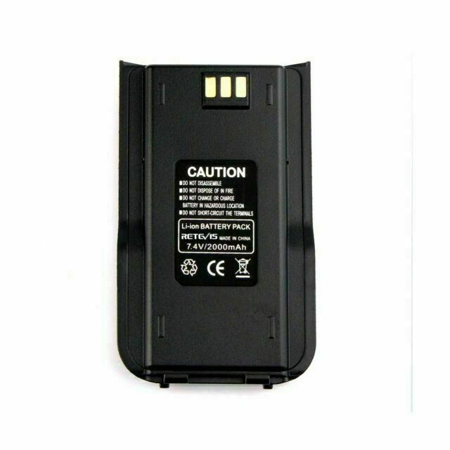 Retevis RT3 Battery BP-MD446 2000mAh 7.4V Li-Ion for TYT Tytera MD-380