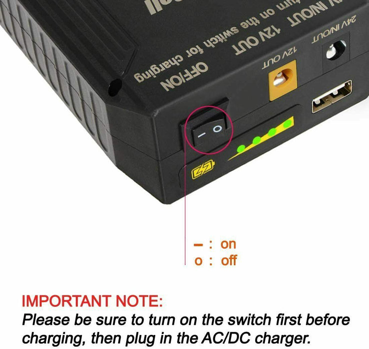 TalentCell PB240A1 Rechargeable 82.88Wh Lithium ion Battery Pack with 3 Port Out